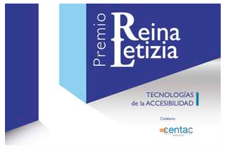 logo del premio reina letizia de tecnologías de la accesibilidad