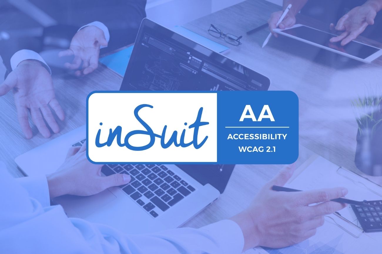 insuit aa wcag 2.1-compliant web accessibility certification logo