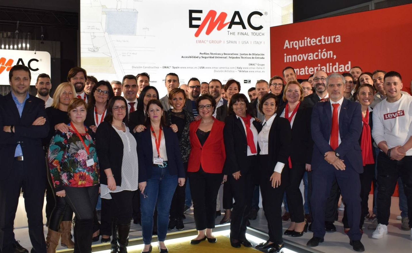 Grupo de personas de la empresa Emac